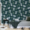 Koala Friends, Night Mural Wallpaper - room preview 03