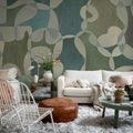 Overlap, Retro Mural Wallpaper - room preview 03