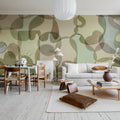 Overlap, Pastel Mural Wallpaper - room preview 03