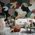 Silent Conversation, Multi Mural Wallpaper - room preview 03