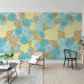 Sol Rosa, Yellow Mural Wallpaper - room preview 03