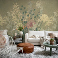 Lilians Bed, Soft Pink Mural Wallpaper - room preview 03