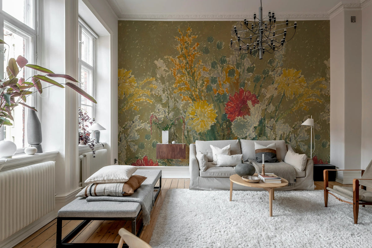 Lilians Bed, Original Mural Wallpaper - room preview 03