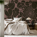 Susan, Pink Mural Wallpaper - room preview 03