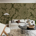 Susan, Beige Mural Wallpaper - room preview 03