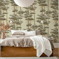 Highland Pines, Brown Mural Wallpaper - room preview 03
