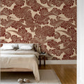 Kumo, Red Mural Wallpaper - room preview 03