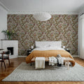 Dragon Tree Bloom, Beige Mural Wallpaper - room preview 03