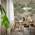 Poetic Trees, Pink Mural Wallpaper - room preview 03