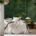 Sunrise Forest, Dawn Mural Wallpaper - room preview 03
