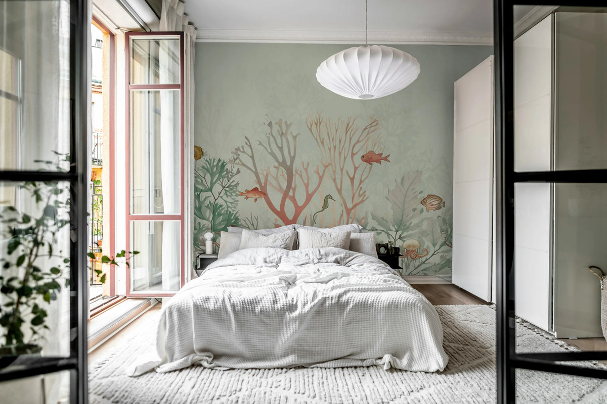Coral World, Day Mural Wallpaper - room preview 03
