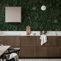 Tropical Harmony, Dark Mural Wallpaper - room preview 03