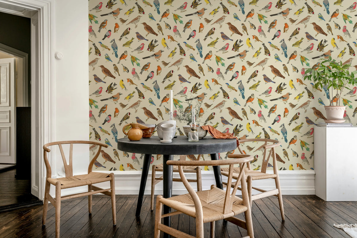 Birdsong Bliss, Multi Mural Wallpaper - room preview 03