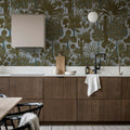 Wild Tropics, Light Blue Mural Wallpaper - room preview 03