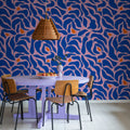 Twilight Garden, Pink Mural Wallpaper - room preview 03