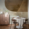 Soft Geometry, Neutral Mural Wallpaper - room preview 03