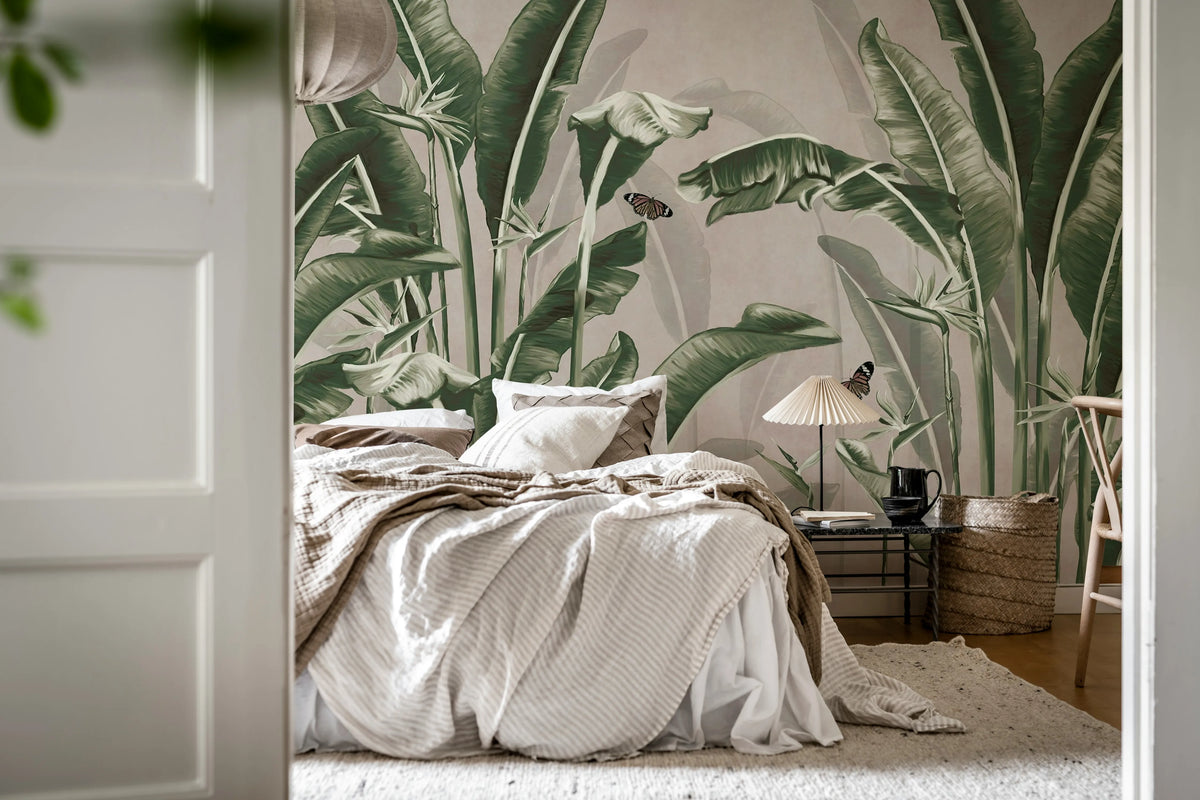 Tropical Butterflies, Day Mural Wallpaper - room preview 03
