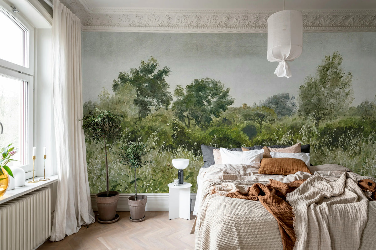 Oatfields, Spring Mural Wallpaper - room preview 03