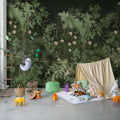Tropical Bush, Dark Green Mural Wallpaper - room preview 03