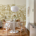 Palm Oasis, Yellow Mural Wallpaper - room preview 03