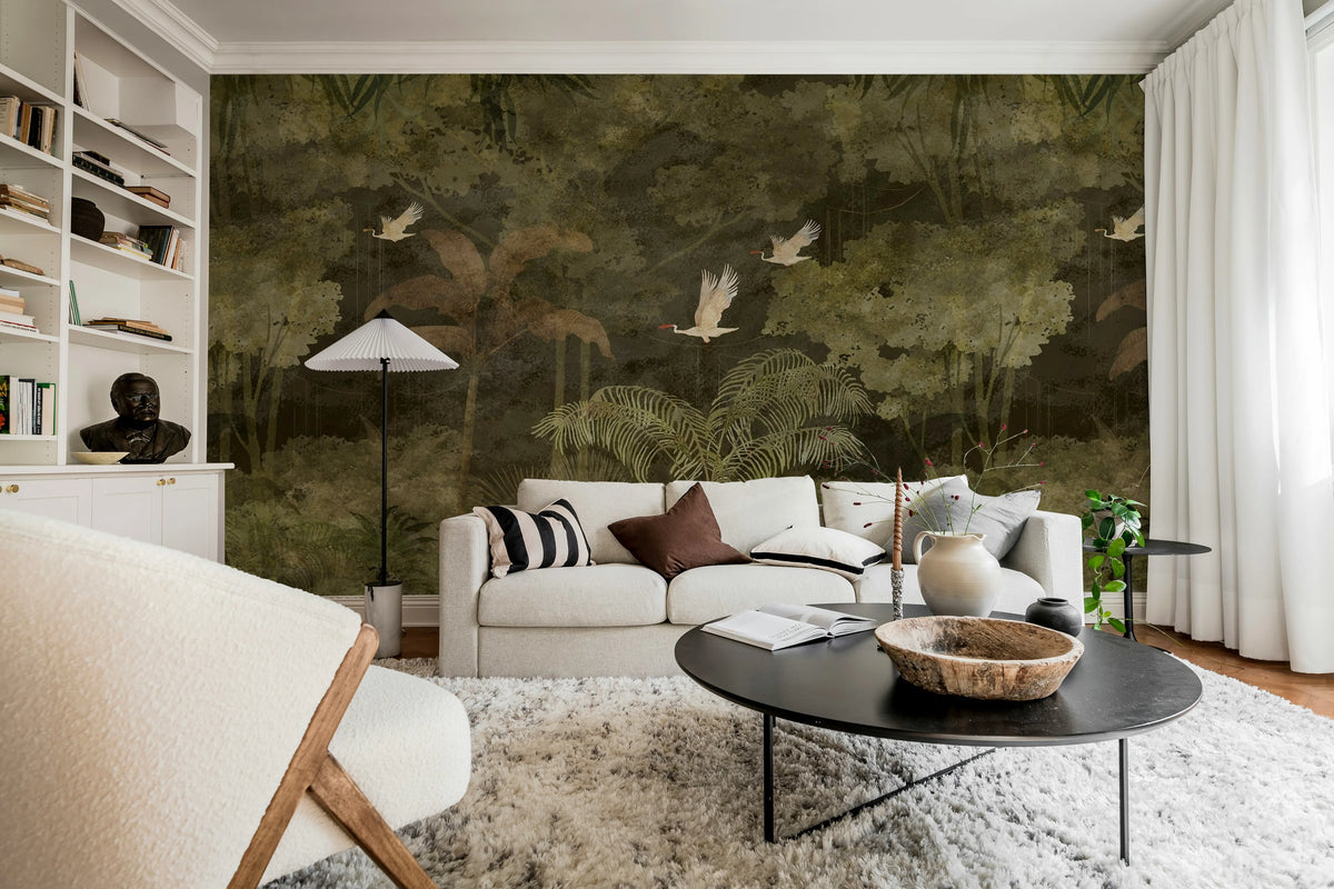 Exotic Eden, Night Mural Wallpaper - room preview 03