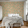 Briar Bloom, Pink Mural Wallpaper - room preview 03