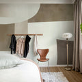 Soft Contours, Greige Mural Wallpaper - room preview 03