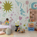 Chroma, Soft Mural Wallpaper - room preview 03
