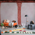 Aegis, Red Mural Wallpaper - room preview 03