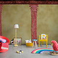 Aegis, Beige Mural Wallpaper - room preview 03