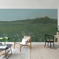 Poppy Landscape, Dusk Mural Wallpaper - room preview 03
