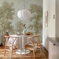 Tree on the Hill, Beige Mural Wallpaper - room preview 03