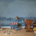 Weekend Sail, Blue Mural Wallpaper - room preview 03