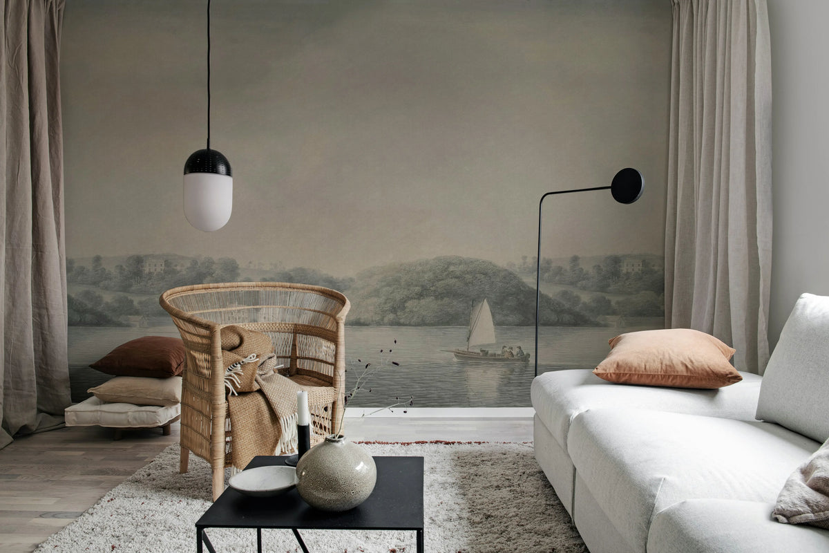 Weekend Sail, Soft Mural Wallpaper - room preview 03