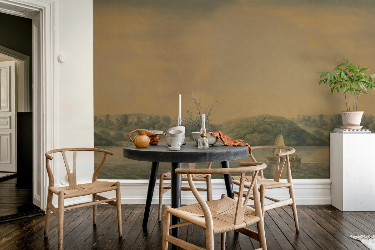 Weekend Sail, Vintage Mural Wallpaper - room preview 03