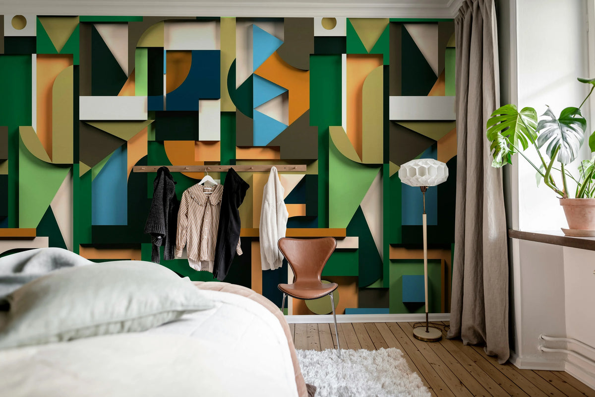 Caroline, Forest Mural Wallpaper - room preview 03