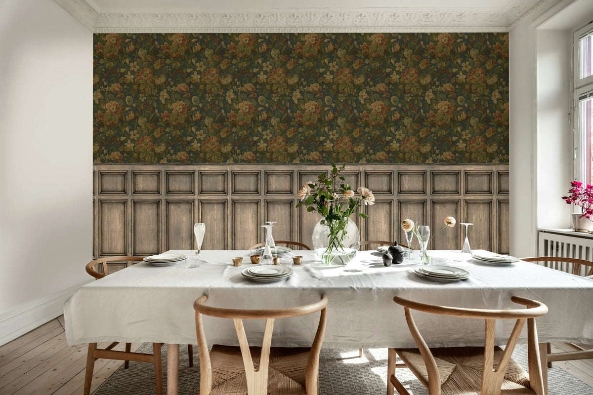 Vintage Garden, Panels Mural Wallpaper - room preview 03