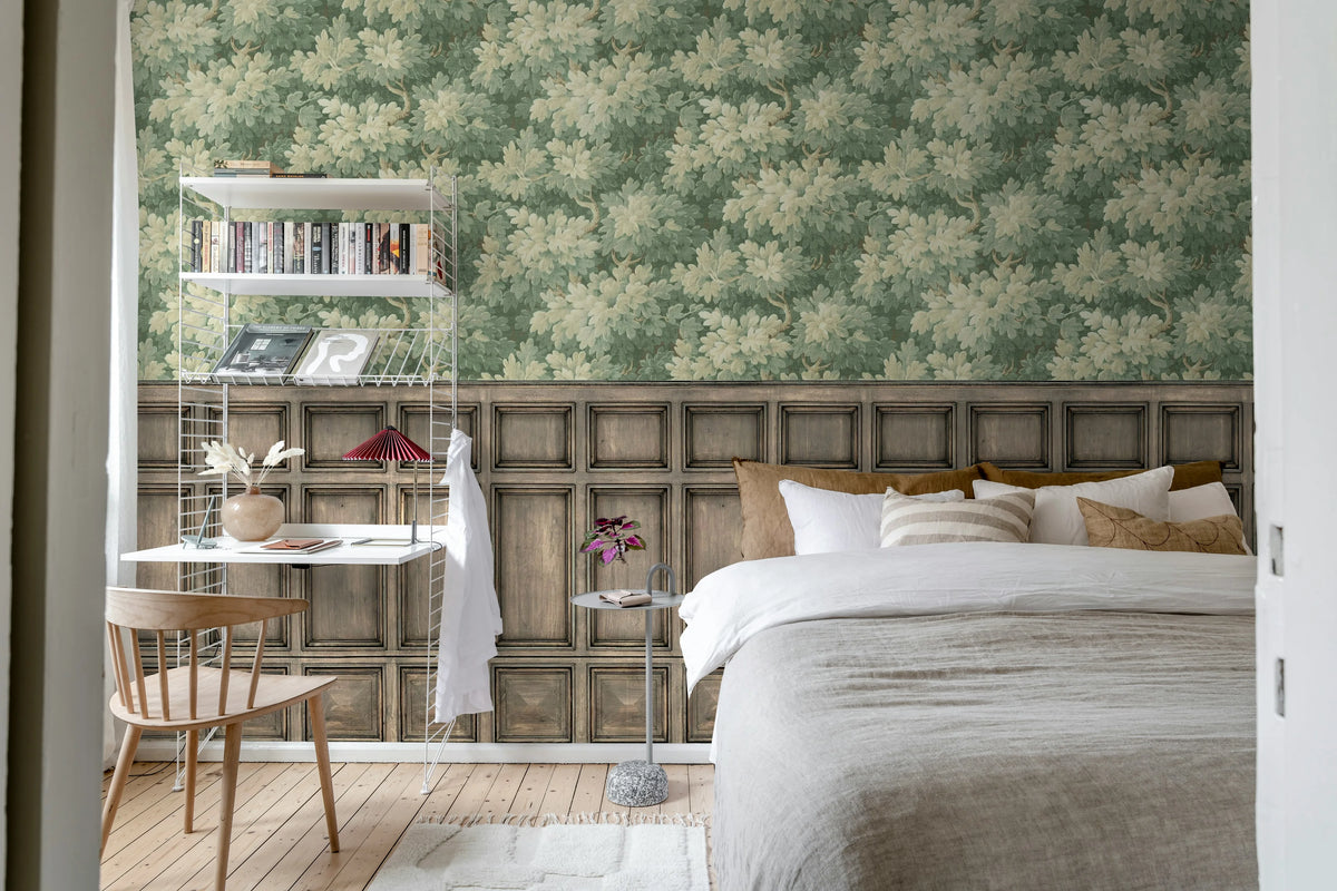 Vintage Foliage, Panels Mural Wallpaper - room preview 03