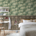 Vintage Foliage, Panels Mural Wallpaper - room preview 03