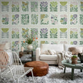 Playful Flora, Pastel Mural Wallpaper - room preview 03