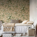 Wildflower Vista, Peach Mural Wallpaper - room preview 03