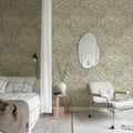 Flower Tree, Beige Mural Wallpaper - room preview 03
