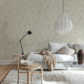 Willow, Beige Mural Wallpaper - room preview 03