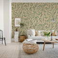 Willow, Peach Mural Wallpaper - room preview 03