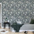 Circus Dream, Gray Mural Wallpaper - room preview 03