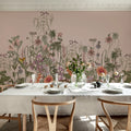 Springmeadow, Pink Mural Wallpaper - room preview 03