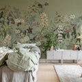 Summerland, Green Mural Wallpaper - room preview 03