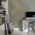 Watercolor Vertical, Beige Mural Wallpaper - room preview 03
