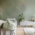 Watercolor Vertical, Green Mural Wallpaper - room preview 03