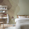 Watercolor Vertical, Brown Mural Wallpaper - room preview 03